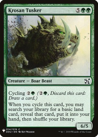 Krosan Tusker [Mystery Booster]-1
