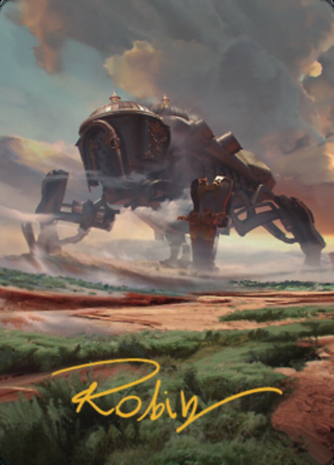 Plains (2) Art Card (Gold-Stamped Signature) [The Brothers' War Art Series]-1
