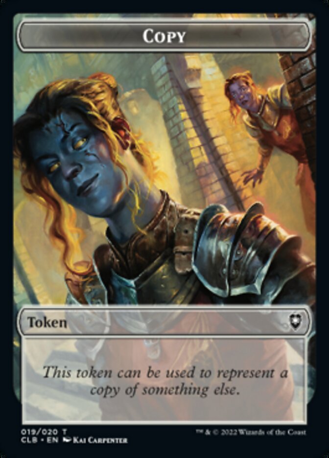 Treasure // Copy Double-Sided Token [Commander Legends: Battle for Baldur's Gate Tokens]-2