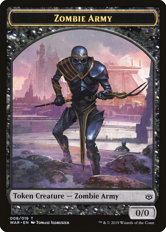 Zombie Army Token (008/019) [War of the Spark Tokens]-1