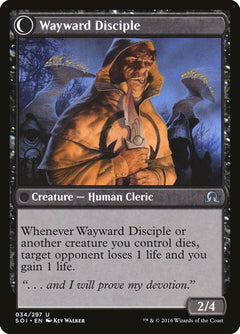 Pious Evangel // Wayward Disciple [Shadows over Innistrad]-2