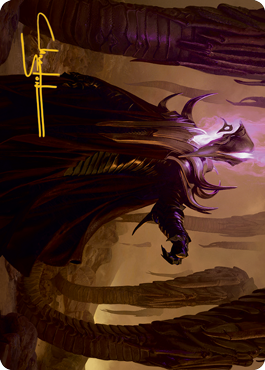 Extus, Oriq Overlord Art Card (Gold-Stamped Signature) [Strixhaven: School of Mages Art Series]-1