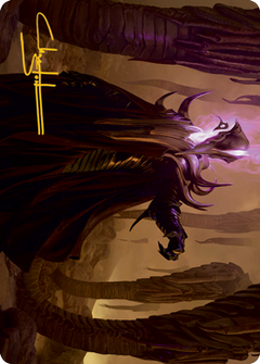 Extus, Oriq Overlord Art Card (Gold-Stamped Signature) [Strixhaven: School of Mages Art Series]-1
