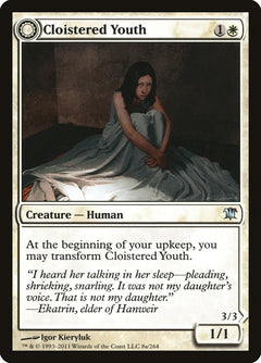 Cloistered Youth // Unholy Fiend [Innistrad]-1
