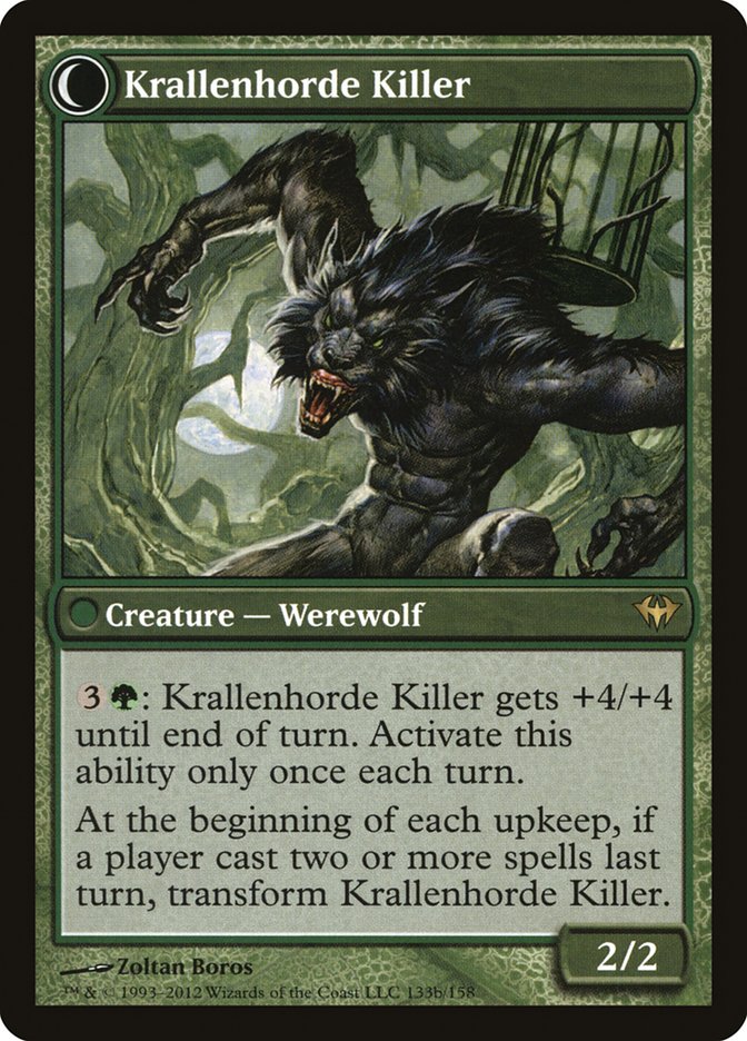 Wolfbitten Captive // Krallenhorde Killer [Dark Ascension]-2