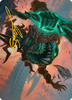 Yargle and Multani Art Card (Gold-Stamped Signature) [March of the Machine Art Series]-1