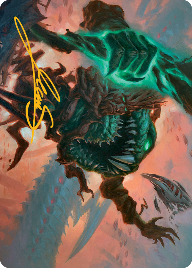 Yargle and Multani Art Card (Gold-Stamped Signature) [March of the Machine Art Series]-1