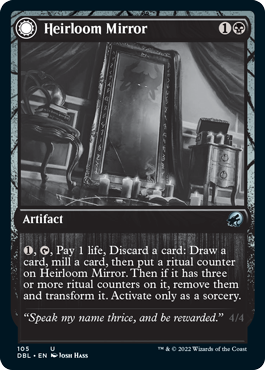 Heirloom Mirror // Inherited Fiend [Innistrad: Double Feature]-1