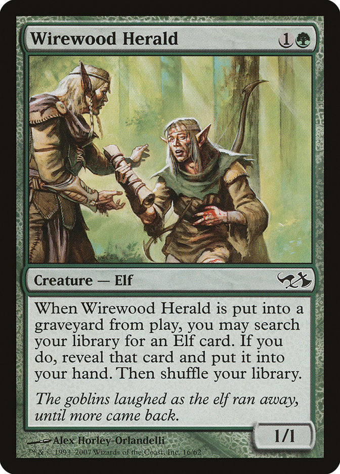 Wirewood Herald [Duel Decks: Elves vs. Goblins]-1