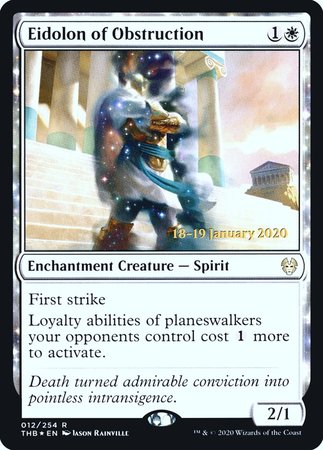Eidolon of Obstruction [Theros Beyond Death Promos]-1