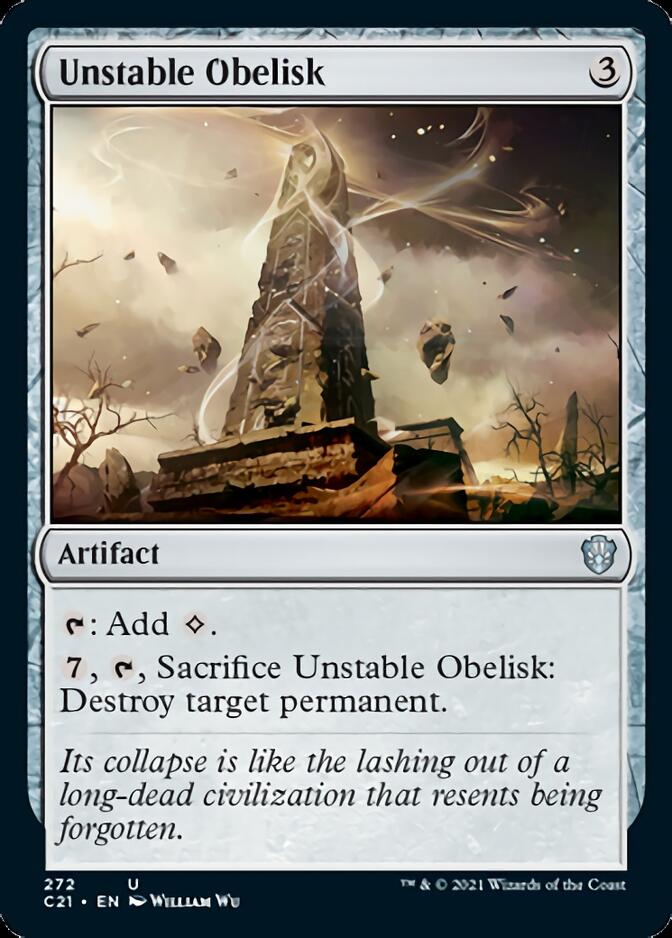 Unstable Obelisk [Commander 2021]-1