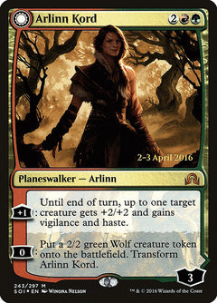 Arlinn Kord // Arlinn, Embraced by the Moon [Shadows over Innistrad Prerelease Promos]-1