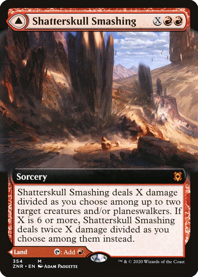 Shatterskull Smashing // Shatterskull, the Hammer Pass (Extended Art) [Zendikar Rising]-1
