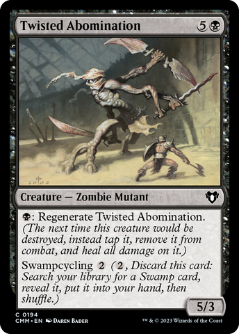 Twisted Abomination [Commander Masters]