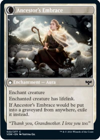 Kindly Ancestor // Ancestor's Embrace [Innistrad: Crimson Vow]-2