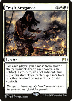 Tragic Arrogance [Magic Origins Prerelease Promos]-1