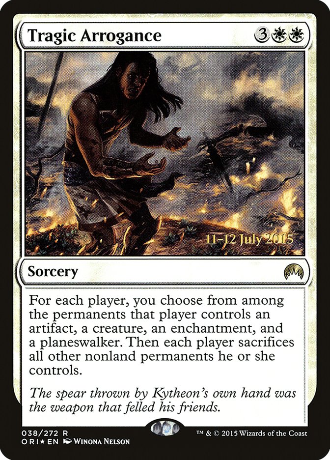 Tragic Arrogance [Magic Origins Prerelease Promos]-1