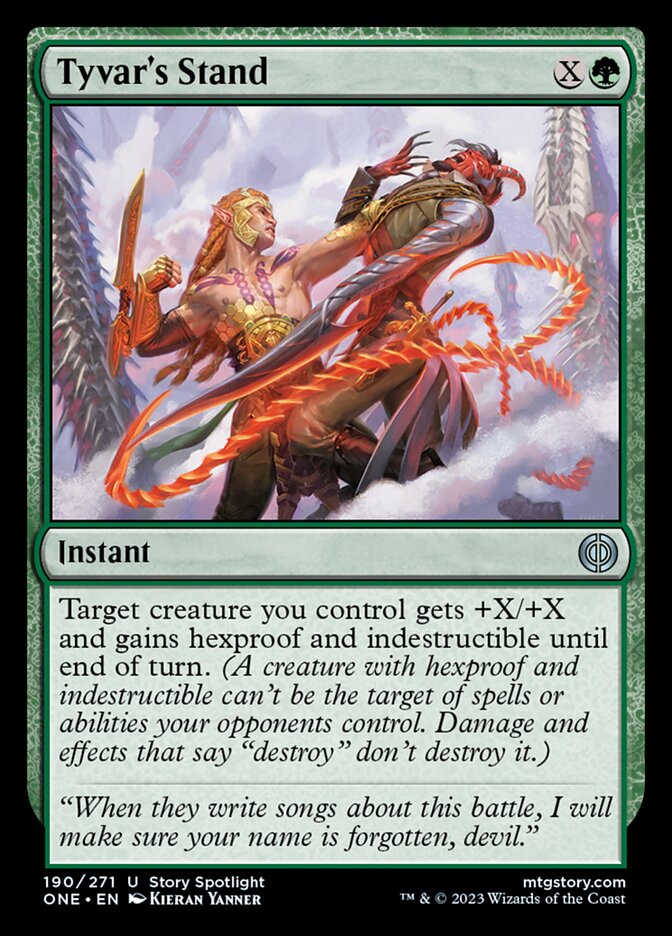 Tyvar's Stand [Phyrexia: All Will Be One]-1
