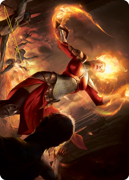 Light Up the Night Art Card (Gold-Stamped Signature) [Innistrad: Midnight Hunt Art Series]-1