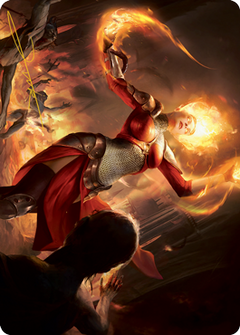 Light Up the Night Art Card (Gold-Stamped Signature) [Innistrad: Midnight Hunt Art Series]-1