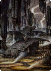 Grimclimb Pathway Art Card [Zendikar Rising Art Series]-1