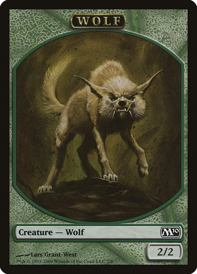 Wolf Token [Magic 2010 Tokens]-1