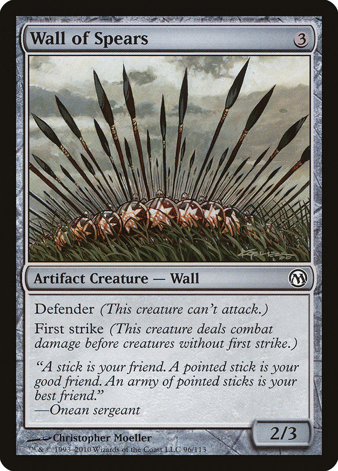 Wall of Spears [Duels of the Planeswalkers]-1