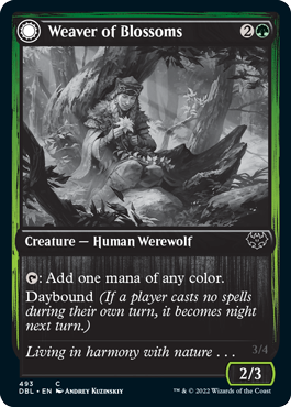 Weaver of Blossoms // Blossom-Clad Werewolf [Innistrad: Double Feature]