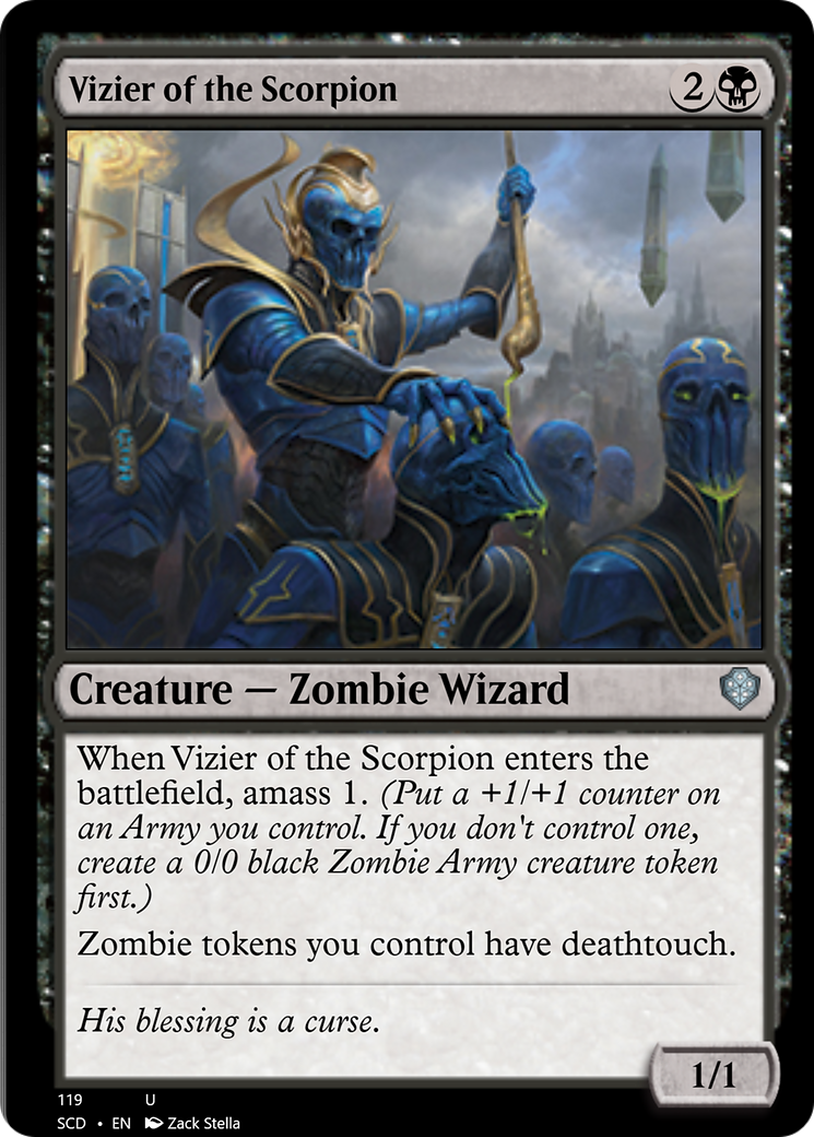 Vizier of the Scorpion [Starter Commander Decks]-1