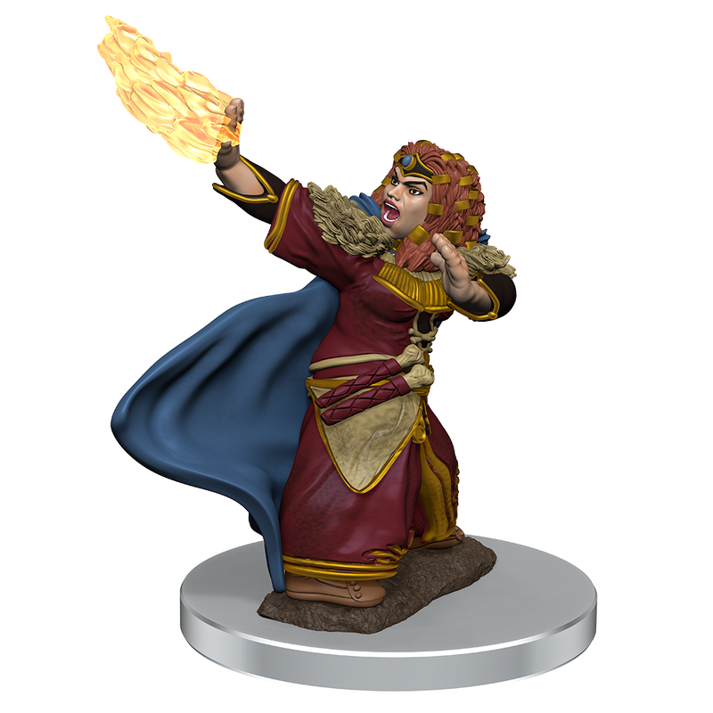 D&D Premium Painted Figures Dwarf Wizard Female-1