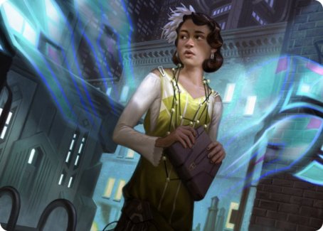 Giada, Font of Hope 1 Art Card [Streets of New Capenna Art Series]-1