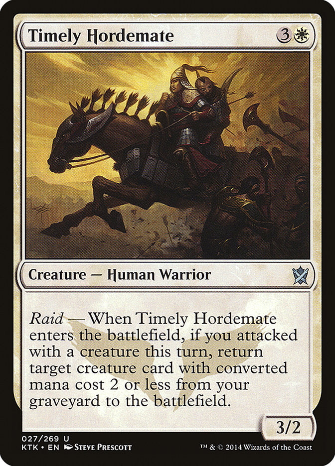 Timely Hordemate [Khans of Tarkir]-1
