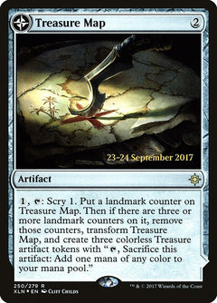 Treasure Map // Treasure Cove [Ixalan Prerelease Promos]-1
