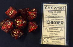 CHX 27504 Glitter Ruby/Gold 7-Die Set-1