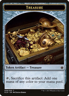 Dinosaur // Treasure (008) Double-Sided Token [Ixalan Tokens]-2