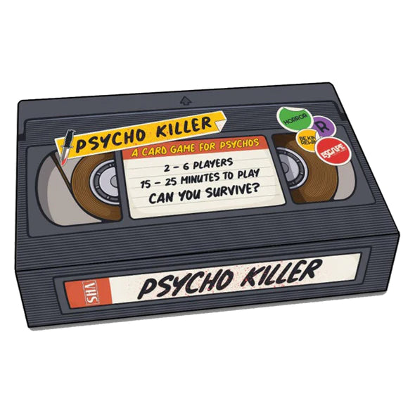 Pyscho Killer, A Card Game For Pyschos