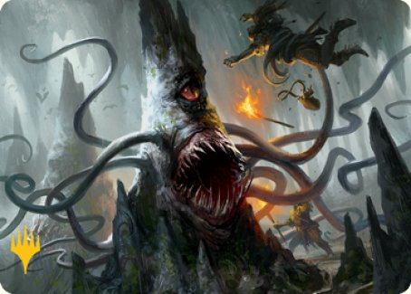 Roper Art Card (Gold-Stamped Signature) [Dungeons & Dragons: Adventures in the Forgotten Realms Art Series]-1