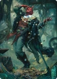 Tibalt, Cosmic Impostor Art Card [Kaldheim Art Series]-1