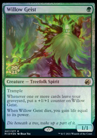 Willow Geist [Innistrad: Midnight Hunt Prerelease Promos]-1