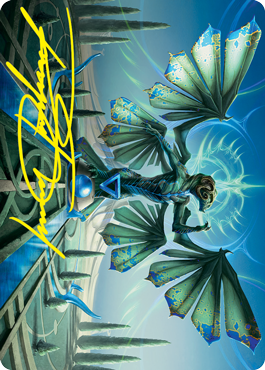 Tanazir Quandrix Art Card (Gold-Stamped Signature) [Strixhaven: School of Mages Art Series]-1