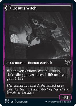 Ragged Recluse // Odious Witch [Innistrad: Double Feature]-2