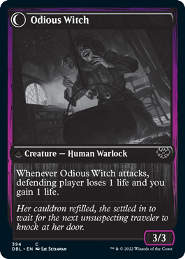 Ragged Recluse // Odious Witch [Innistrad: Double Feature]