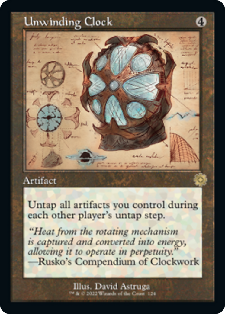 Unwinding Clock (Retro Schematic) [The Brothers' War Retro Artifacts]-1