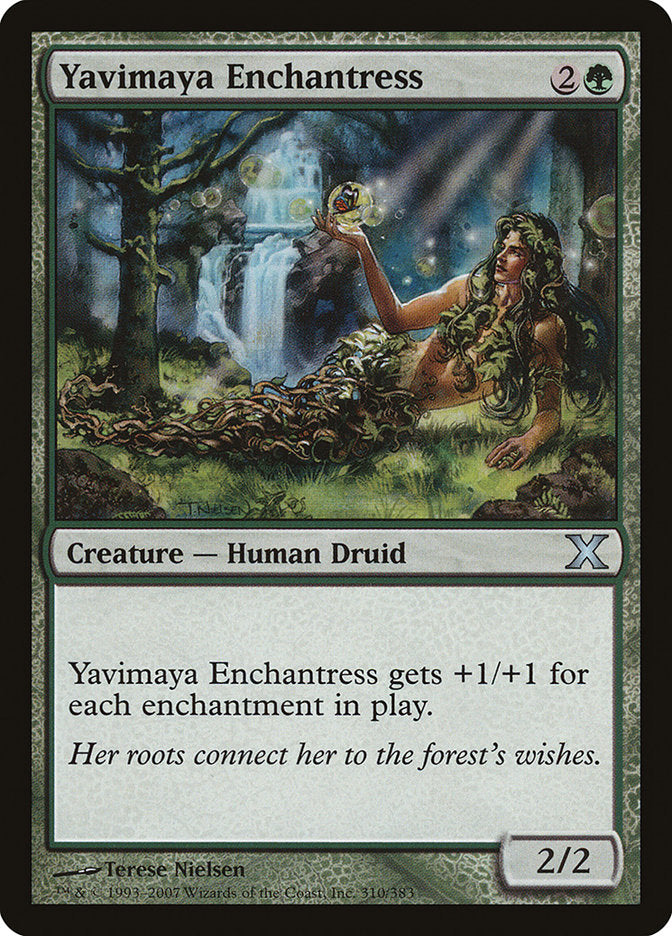 Yavimaya Enchantress [Tenth Edition]-1