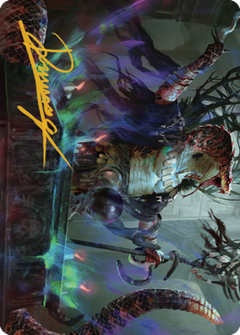 Sivriss, Nightmare Speaker Art Card (32) (Gold-Stamped Signature) [Commander Legends: Battle for Baldur's Gate Art Series]-1