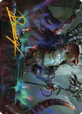 Sivriss, Nightmare Speaker Art Card (32) (Gold-Stamped Signature) [Commander Legends: Battle for Baldur's Gate Art Series]-1