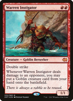 Warren Instigator [Duel Decks: Merfolk vs. Goblins]-1