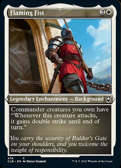 Flaming Fist (Foil Etched) [Commander Legends: Battle for Baldur's Gate]-1