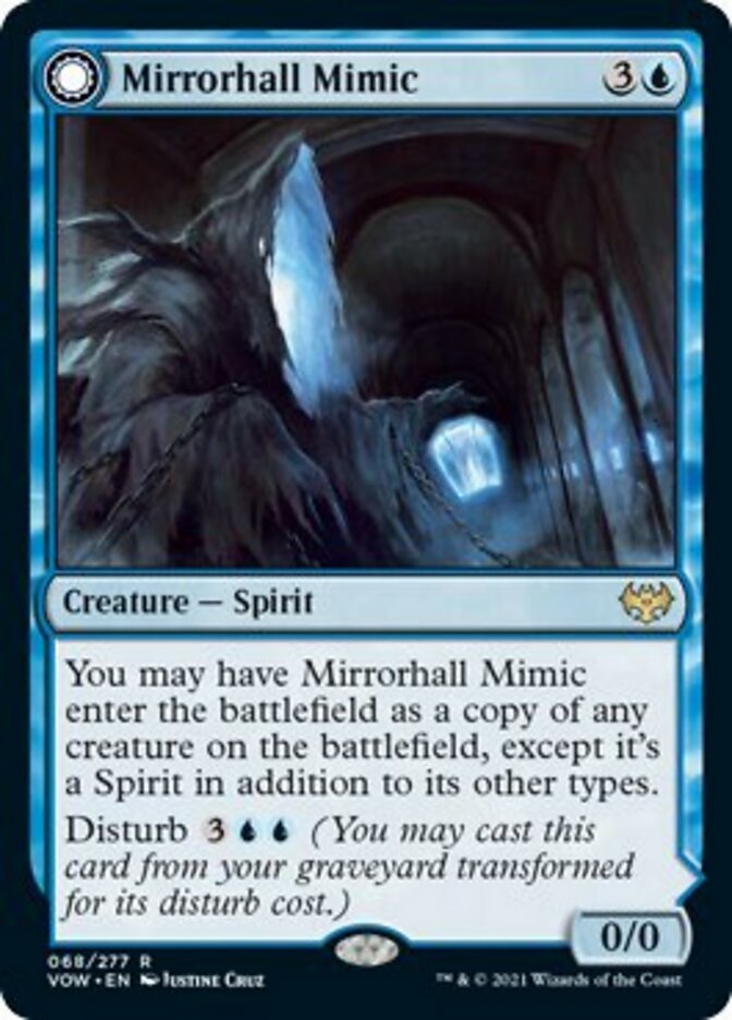 Mirrorhall Mimic // Ghastly Mimicry [Innistrad: Crimson Vow]-1