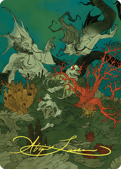 Curiosity Art Card (Gold-Stamped Signature) [Wilds of Eldraine Art Series]-1